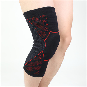 Factory Wholesale Silicone Knee pad with Spring Stabilizer for Basketball