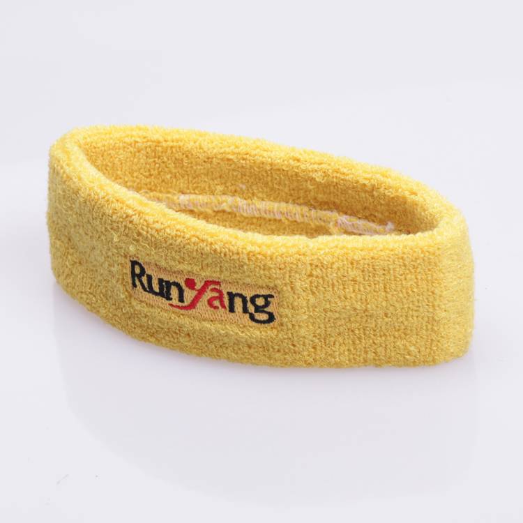 Factory custom logo Elastic cotton Sweat yoga Headbands Non-Slip Headbands for Running