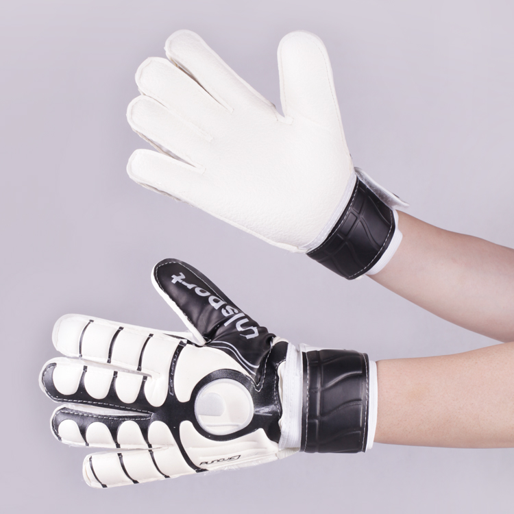 High quality football gloves, Non-Slip Latex Foam Football Goalkeeper Gloves with Fingersave