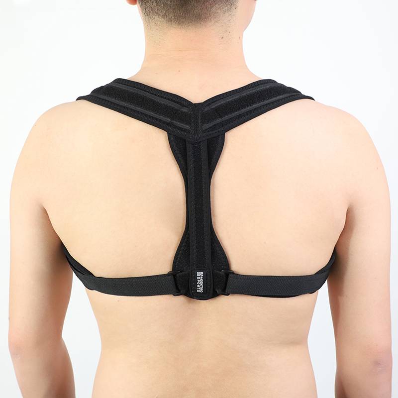 Back Brace Support Posture Corrector for Women Men Fully Adjustable & Comfortable for Spine Pain Relief, One Size