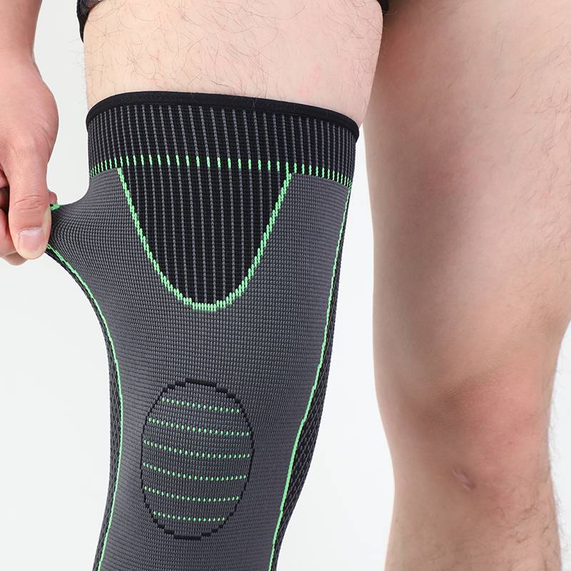 Elastic Nylon Leg Brace for knee Full Leg Knee Brace for Basketball  Factory