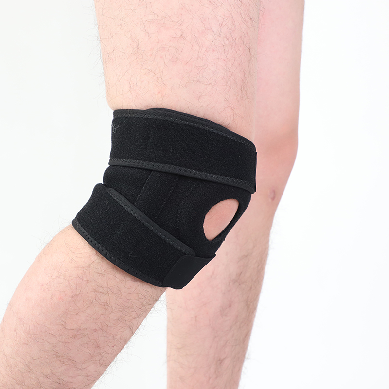 Adjustable Neoprene knee brace with spring factory