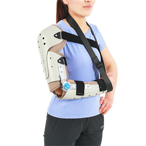 Hinged ROM Elbow Brace, Arm Injury Recovery Support After Surgery, elbow immobilizer stabilizer support brace splint