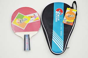 Manufacturers provide red table tennis racket 1806, Table Tennis Paddles Set for Indoor & Outdoor Games