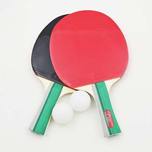 Good manufacturer professional pingpong paddle set 0658 with Dual Offensive Rubber & Durable Carry Case