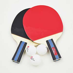 Wholesale pingpong rackets set 0656, Professional Table Tennis Rackets, 3 Balls, Ping Pong Recreation Fun