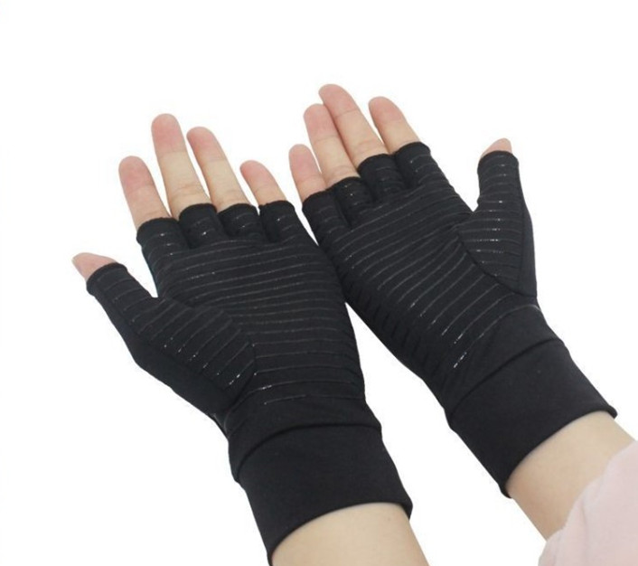 Copper arthritis gloves
