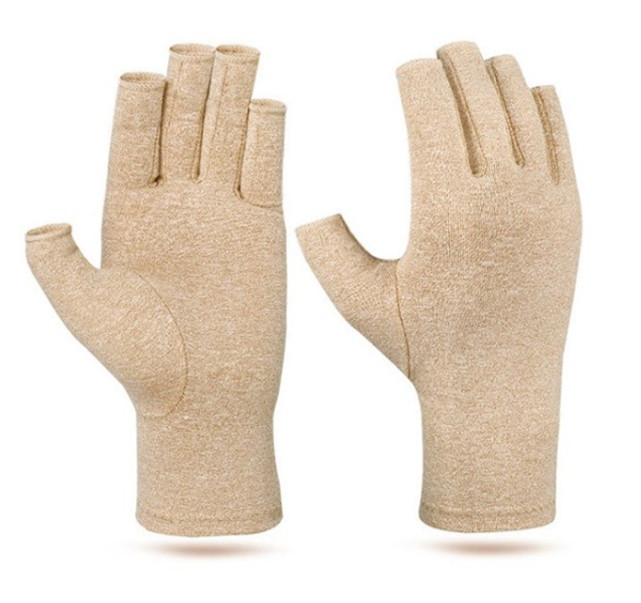 Factory hot selling arthritis hand compression gloves fingerless gloves for carpal tunnel relief