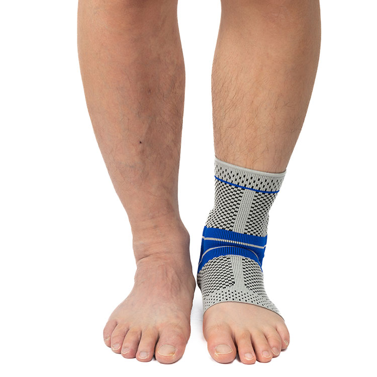 Factory Hot Selling Knitted Ankle Guard with Silica gel Compression ankle Socks 2301