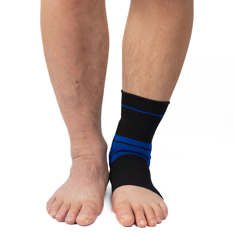 Factory Hot Selling Knitted Ankle Guard with Silica gel Compression ankle Socks 2301