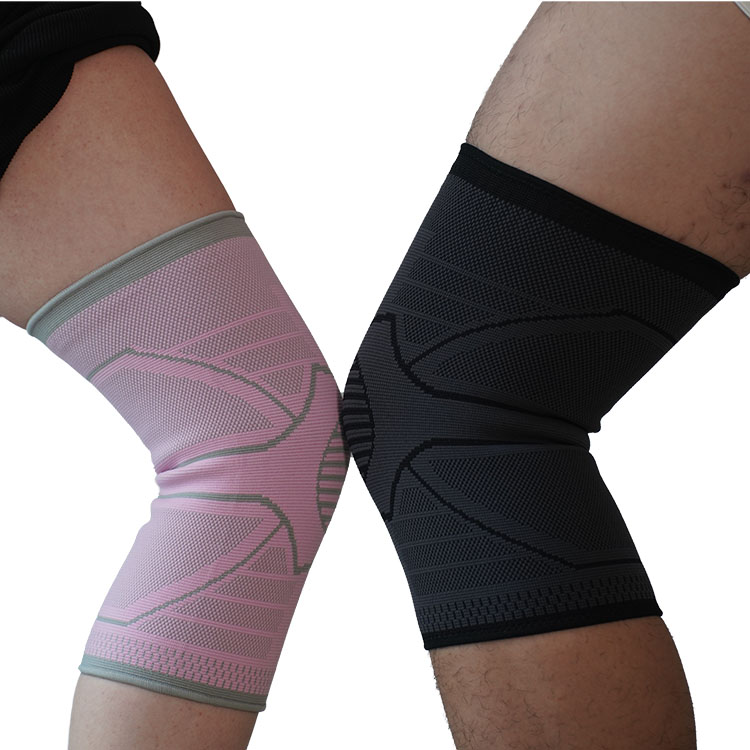 New high quality Breathable Elastic Nylon fitness knee brace wholesale