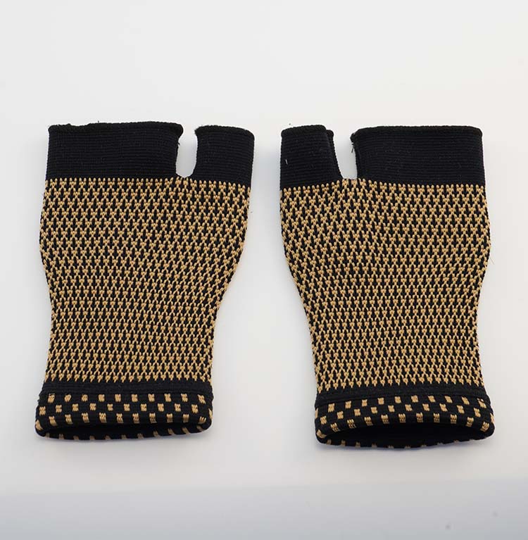 Wholesale Copper wrist compression sleeve Palm Support 7004