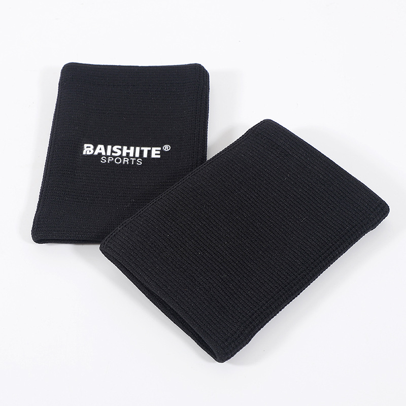 Adjustable Black color four ways pull knitting compression wrist brace 6003