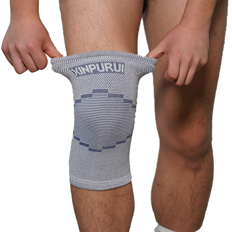 OEM Factory Wholesale Breathable Knitted Elastic Knee Sleeve 3203