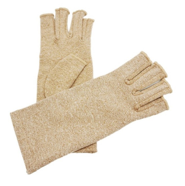 Factory hot selling arthritis hand compression gloves fingerless gloves for carpal tunnel relief