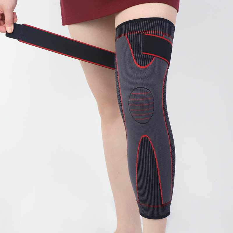 Elastic Nylon Leg Brace for knee Full Leg Knee Brace for Basketball  Factory
