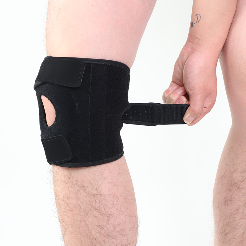 Adjustable Neoprene knee brace with spring factory