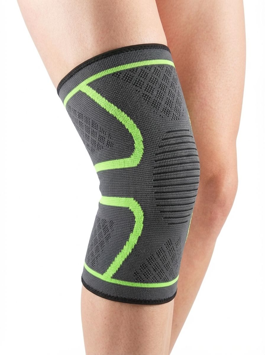New high quality Breathable Elastic Nylon fitness knee brace wholesale