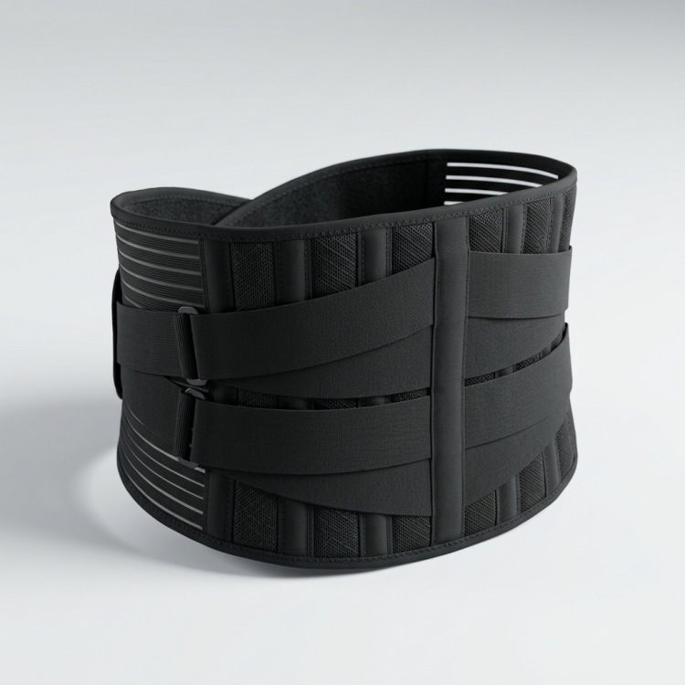 4-Stay Adjustable Lumbar Orthosis Belt (Model 6124) for Spinal Support